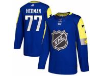 Youth Adidas Tampa Bay Lightning #77 Victor Hedman Authentic Royal Blue 2018 All-Star Atlantic Division NHL Jersey