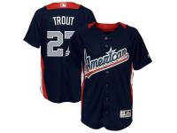 Youth American League Los Angeles Angels Mike Trout Majestic Navy 2018 MLB All-Star Game Home Run Derby Player Jersey