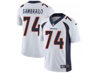 Youth Limited Ty Sambrailo #74 Nike White Road Jersey - NFL Denver Broncos Vapor Untouchable