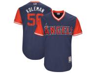 Youth Los Angeles Angels Kole Calhoun Koleman Majestic Navy 2017 Players Weekend Jersey