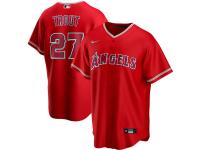 Youth Los Angeles Angels Mike Trout Nike Red Alternate 2020 Player Jersey