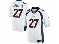 Youth Nike Denver Broncos 27 Steve Atwater White NFL Jersey