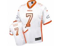 Youth Nike Denver Broncos #7 John Elway Elite White Drift Fashion NFL Jersey