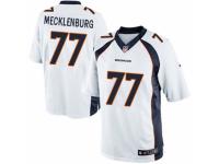 Youth Nike Denver Broncos #77 Karl Mecklenburg White NFL Jersey