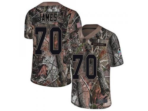 #70 Limited Ja'Wuan James Camo Football Youth Jersey Denver Broncos Rush Realtree