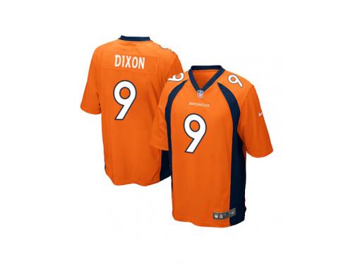 #9 Denver Broncos Riley Dixon Game Jersey - Nike Orange NFL Youth Home