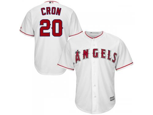 C. J. Cron Los Angeles Angels of Anaheim Majestic 2015 Cool Base Player Jersey - White