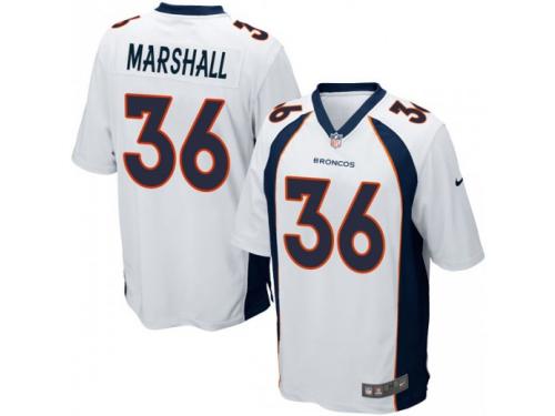 Game Youth Trey Marshall Denver Broncos Nike Jersey - White