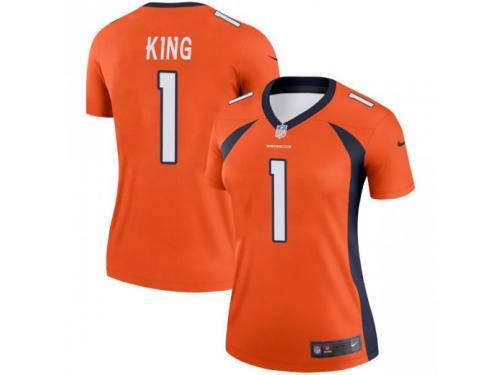 Legend Vapor Untouchable Women's Marquette King Denver Broncos Nike Jersey - Orange