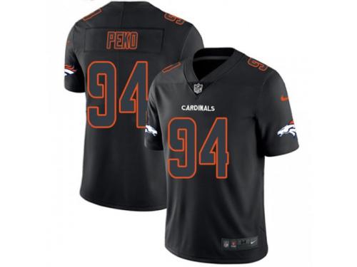 Limited Men's Domata Peko Denver Broncos Nike Jersey - Black Impact Vapor Untouchable