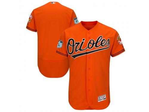 Men Baltimore Orioles Orange 2017 Spring Training Flex Base Authentic Team Jersey