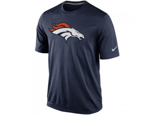 Men Denver Broncos Nike Legend Logo Essential 2 Performance T-Shirt - Navy