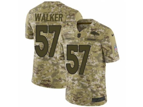Men Nike Denver Broncos #57 Demarcus Walker Limited Camo 2018 Salute to Service NFL Jersey