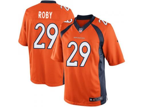 Men Nike NFL Denver Broncos #29 Bradley Roby Home Orange Limited Jersey