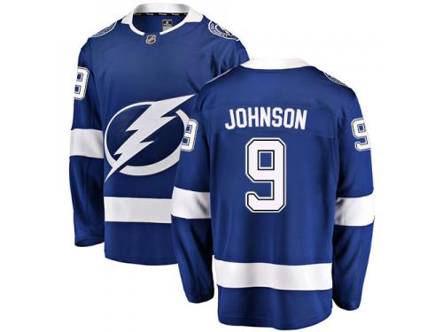 Men's NHL Tampa Bay Lightning #9 Tyler Johnson Breakaway Home Jersey Blue