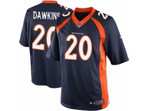 Men's Nike Denver Broncos #20 Brian Dawkins Limited Navy Blue Alternate NFL Jersey