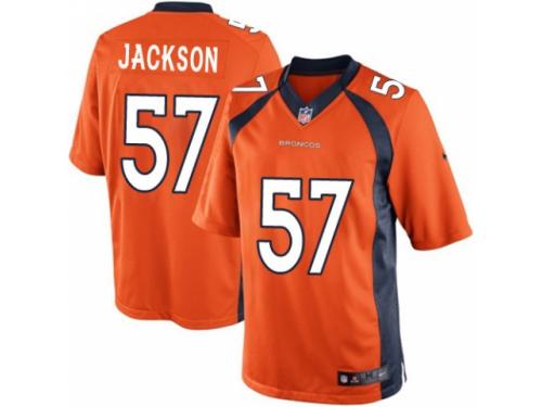 Men's Nike Denver Broncos #57 Tom Jackson Limited Orange Team Color NFL Jersey