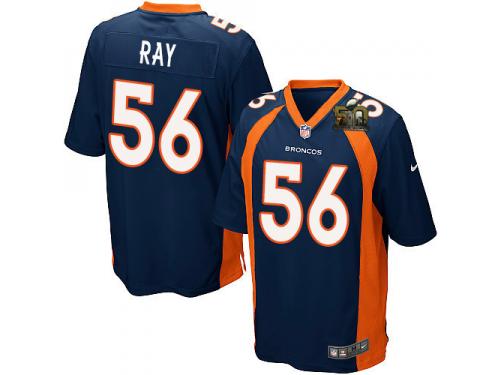 Super Bowl 50 Men Nike NFL Denver Broncos #56 Shane Ray Navy Blue Game Jersey