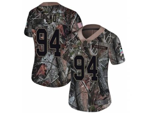 Women Nike Denver Broncos #94 Domata Peko Limited Camo Rush Realtree NFL Jersey