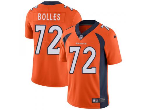 Youth Limited Garett Bolles #72 Nike Orange Home Jersey - NFL Denver Broncos Vapor Untouchable