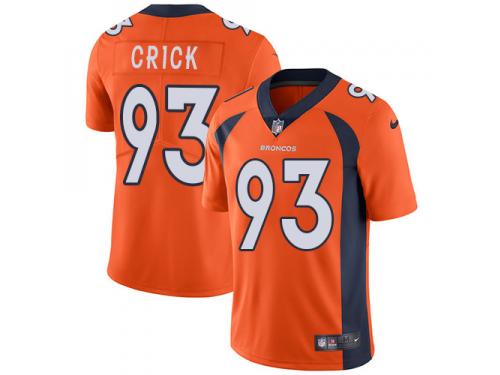 Youth Limited Jared Crick #93 Nike Orange Home Jersey - NFL Denver Broncos Vapor Untouchable