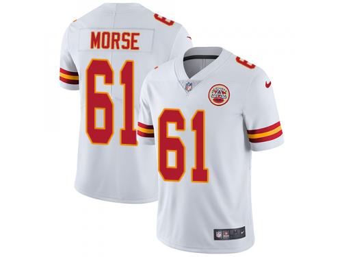 Youth Limited Mitch Morse #61 Nike White Road Jersey - NFL Kansas City Chiefs Vapor Untouchable