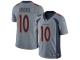 #10 Limited Emmanuel Sanders Silver Football Men's Jersey Denver Broncos Inverted Legend