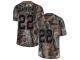 #22 Limited Kareem Jackson Camo Football Men's Jersey Denver Broncos Rush Realtree