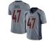 #47 Limited Josey Jewell Silver Football Men's Jersey Denver Broncos Inverted Legend
