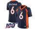 #6 Limited Colby Wadman Navy Blue Football Alternate Men's Jersey Denver Broncos Vapor Untouchable 100th Season