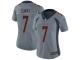 #7 Limited John Elway Silver Football Women's Jersey Denver Broncos Inverted Legend