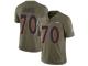 #70 Limited Ja'Wuan James Olive Football Men's Jersey Denver Broncos 2017 Salute to Service
