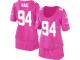 #94 DeMarcus Ware Denver Broncos Jersey _ Nike Women's Pink Breast Cancer Awareness NFL Game