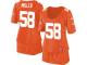 Denver Broncos Von Miller Women's Jersey - Orange Breast Cancer Awareness Nike NFL #58 Game