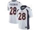 Elite Youth Royce Freeman White Road Jersey NFL Nike Denver Broncos #28 Vapor Untouchable