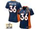 Game Kayvon Webster WoMen Jersey - Denver Broncos #36 Alternate Navy Blue Super Bowl 50 Bound Nike NFL