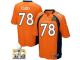 Game Ryan Clady Youth Jersey - Denver Broncos #78 Home Orange Super Bowl 50 Bound Nike NFL