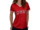 Majestic Los Angeles Angels of Anaheim Ladies Red Replica Jersey