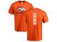 Men #66 Dalton Risner Orange Football Backer Denver Broncos T-Shirt
