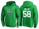 Men Denver Broncos Von Miller #58 Kelly Green St. Patrick Day Emerald Isle Pullover Hoodie