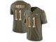 Men Nike Denver Broncos #11 Carlos Henderson Limited Olive/Gold 2017 Salute to Service NFL Jersey