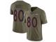 Men Nike Denver Broncos #80 Jake Butt Limited Olive 2017 Salute to Service NFL Jersey