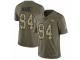 Men Nike Denver Broncos #94 DeMarcus Ware Limited Olive/Camo 2017 Salute to Service NFL Jersey