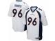 Men Nike Denver Broncos #96 Shelby Harris Game White NFL Jersey