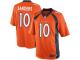 Men Nike NFL Denver Broncos #10 Emmanuel Sanders Home Orange Limited Jersey