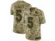 Men's Denver Broncos #5 Joe Flacco Limited Camo 2018 Salute to Service Football Jersey