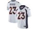 Men's Limited Devontae Booker #23 Nike White Road Jersey - NFL Denver Broncos Vapor Untouchable