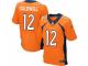 Men's Nike Denver Broncos #12 Andre Caldwell Elite Orange Team Color NFL Jersey