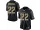 Men's Nike Denver Broncos #22 C.J. Anderson Limited Black Salute to Service NFL Jersey