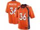 Men's Nike Denver Broncos #36 Kayvon Webster Limited Orange Team Color NFL Jersey